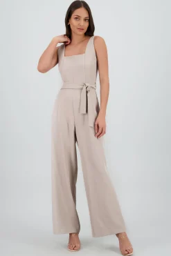 Shasa Strappy Jumpsuit With Belt