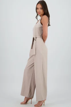 Shasa Strappy Jumpsuit With Belt