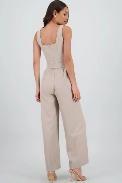 Shasa Strappy Jumpsuit With Belt
