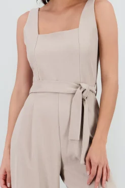 Shasa Strappy Jumpsuit With Belt