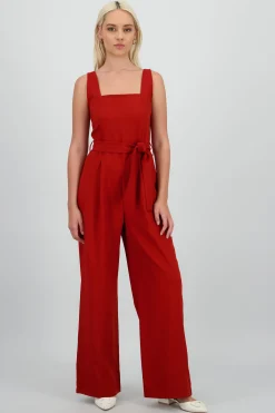 Shasa Strappy Jumpsuit With Belt