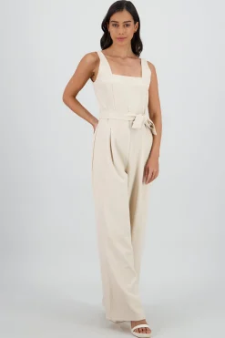 Shasa Strappy Jumpsuit With Belt