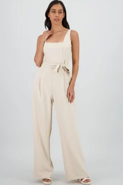 Shasa Strappy Jumpsuit With Belt