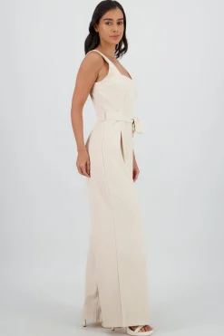 Shasa Strappy Jumpsuit With Belt