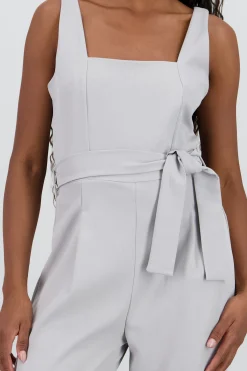 Shasa Strappy Jumpsuit With Belt