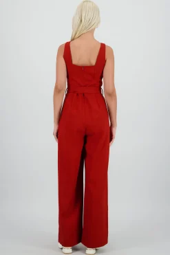 Shasa Strappy Jumpsuit With Belt