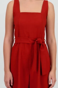 Shasa Strappy Jumpsuit With Belt