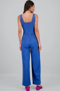 Shasa Strappy Jumpsuit With Belt