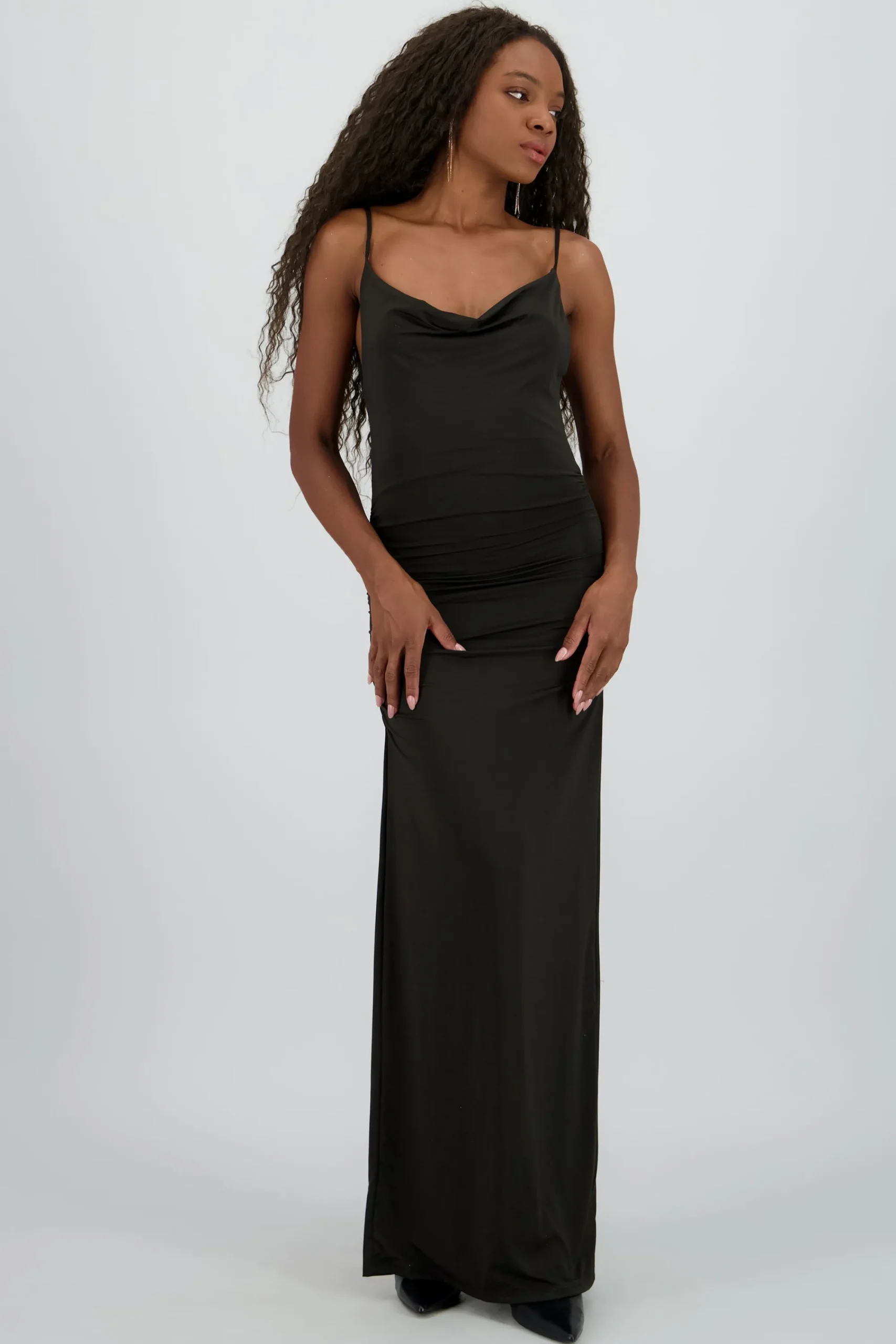 Shasa Straps Drapped Maxi Dress