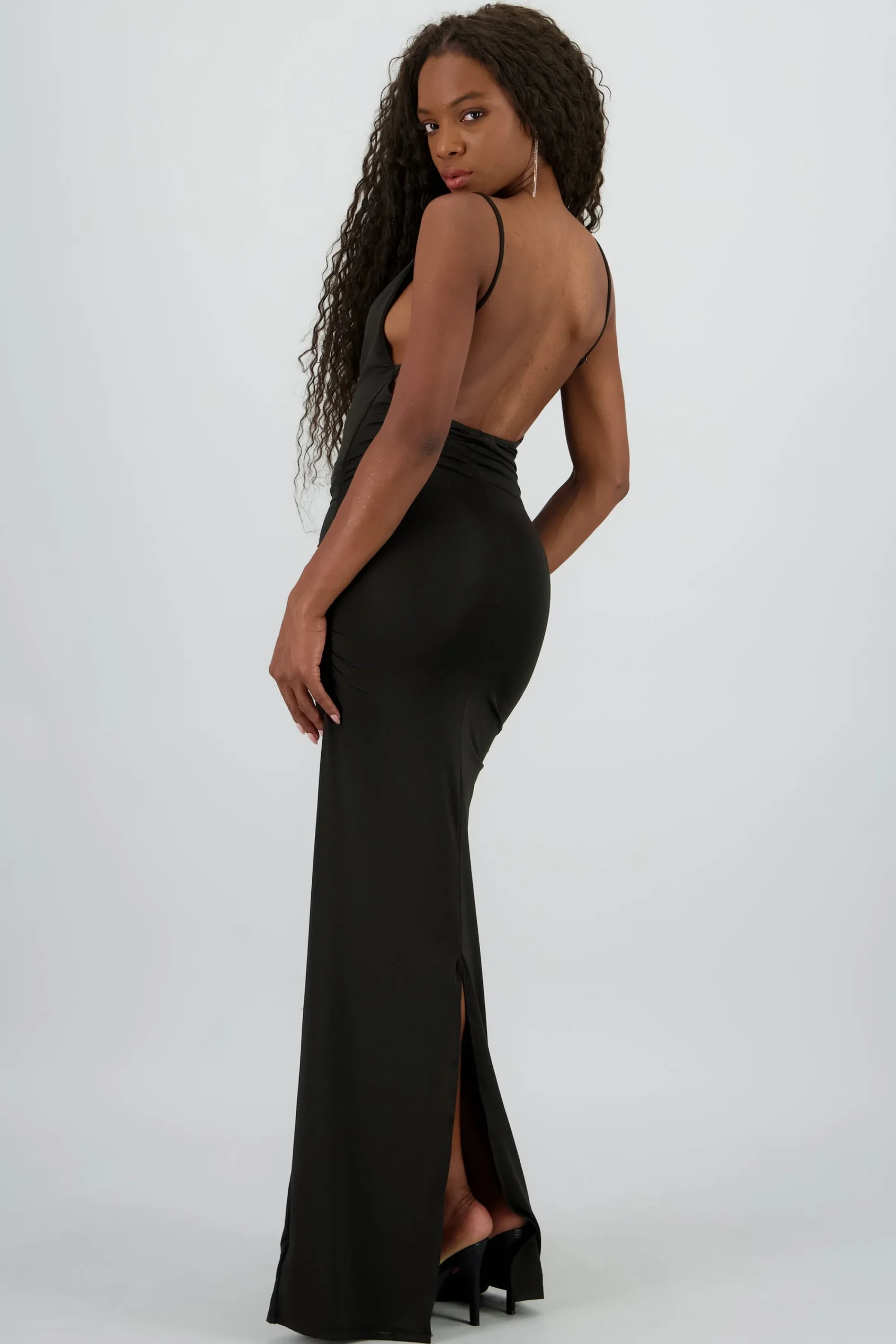 Shasa Straps Drapped Maxi Dress
