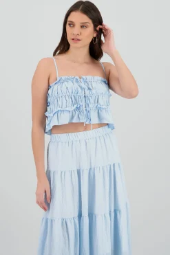 Shasa Strapy Blouse with Bow