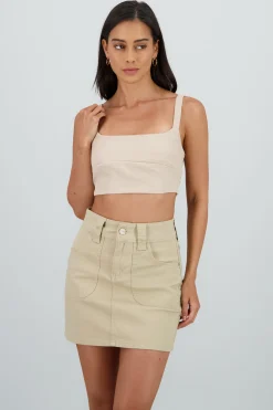 Shasa Strapy Cropped Top