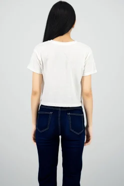 Shasa Strawberry Printed Crop T Shirt