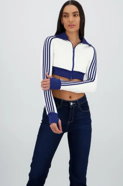 Shasa Striped Detail Hoodie