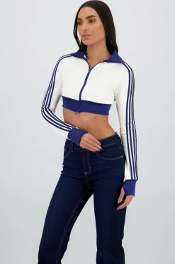 Shasa Striped Detail Hoodie