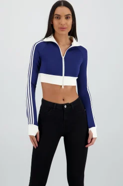 Shasa Striped Detail Hoodie