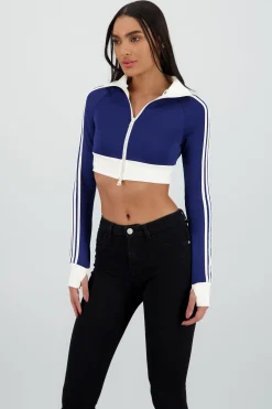 Shasa Striped Detail Hoodie