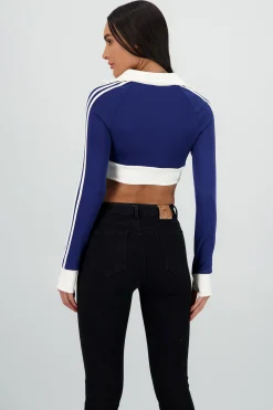 Shasa Striped Detail Hoodie