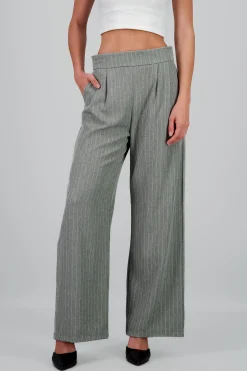 Shasa Striped Detail Straight Pants