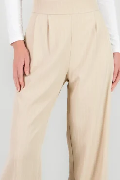 Shasa Striped Detail Straight Pants