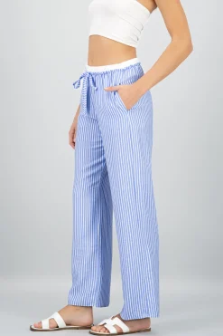 Shasa Striped Flowy Pants