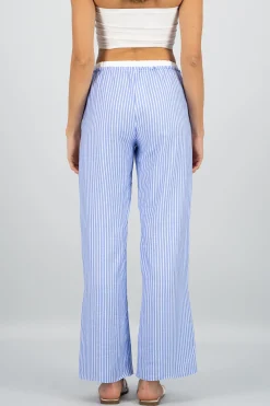 Shasa Striped Flowy Pants