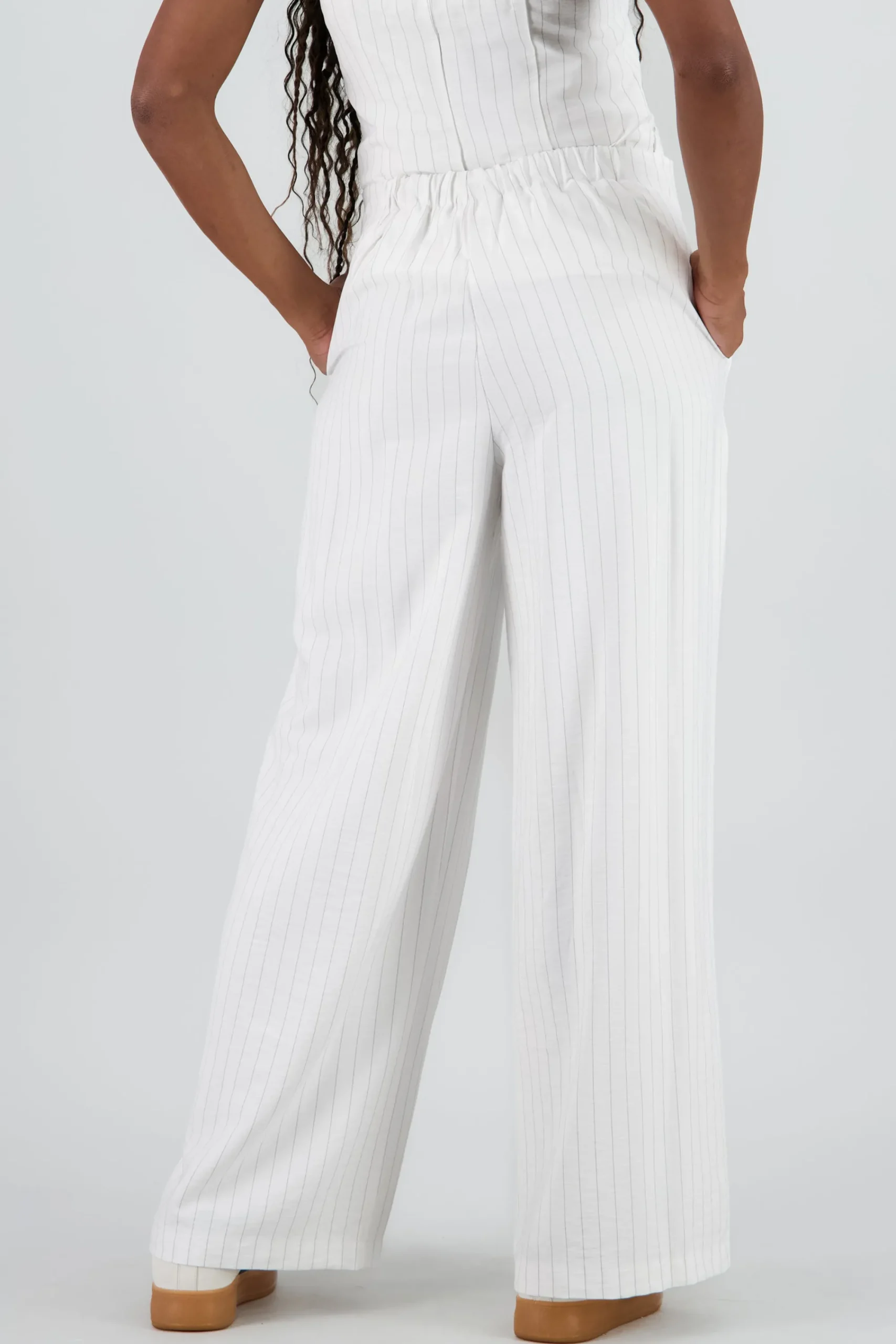 Shasa Striped Flowy Pants