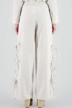 Shasa Striped Flowy Pants