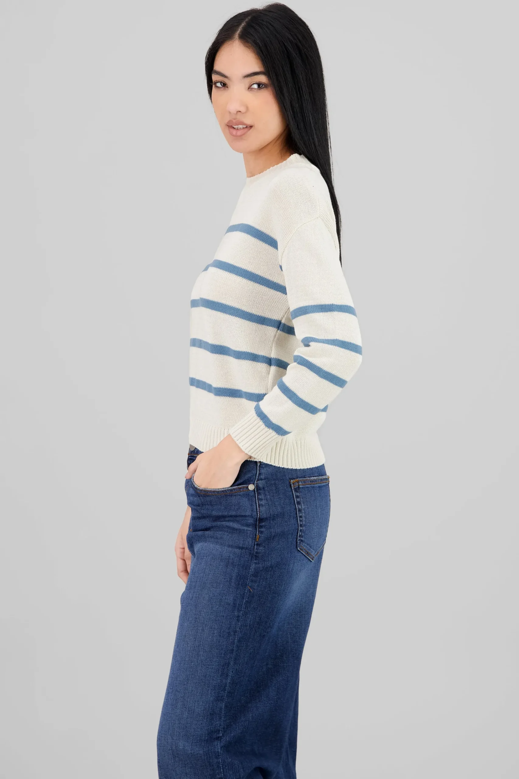 Shasa Striped knit sweater