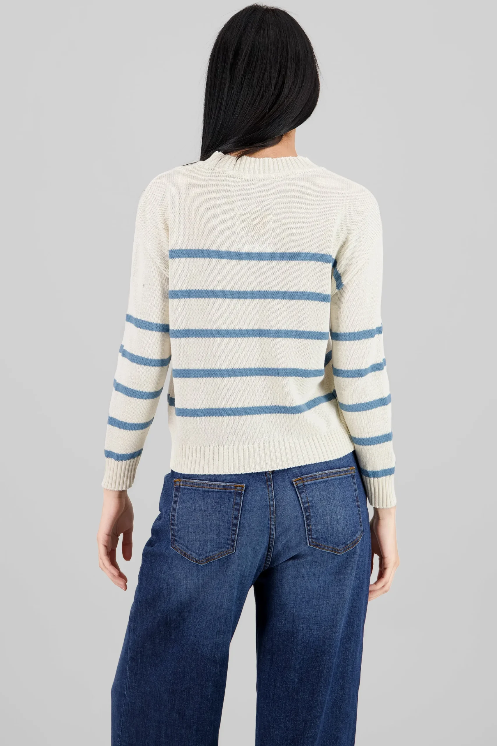 Shasa Striped knit sweater