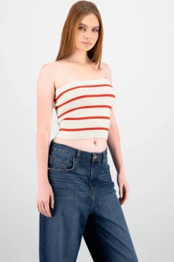 Shasa Striped Knit Top