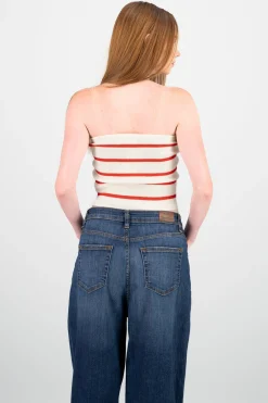 Shasa Striped Knit Top