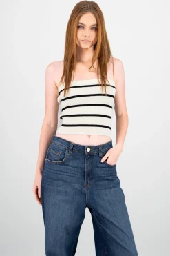 Shasa Striped Knit Top
