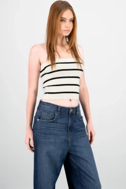 Shasa Striped Knit Top