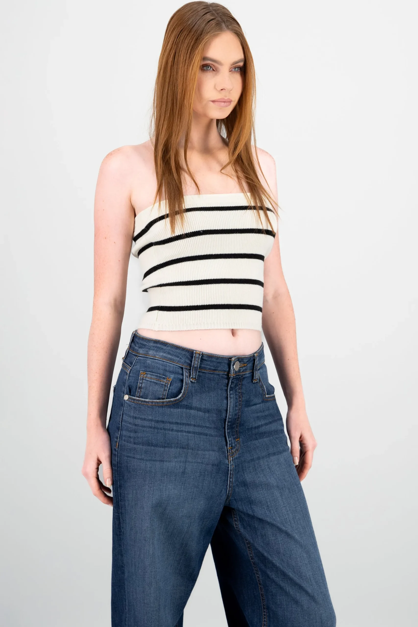Shasa Striped Knit Top