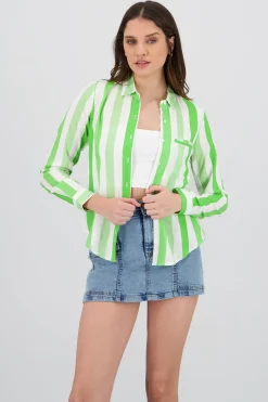 Shasa Striped Long Sleeve Shirt