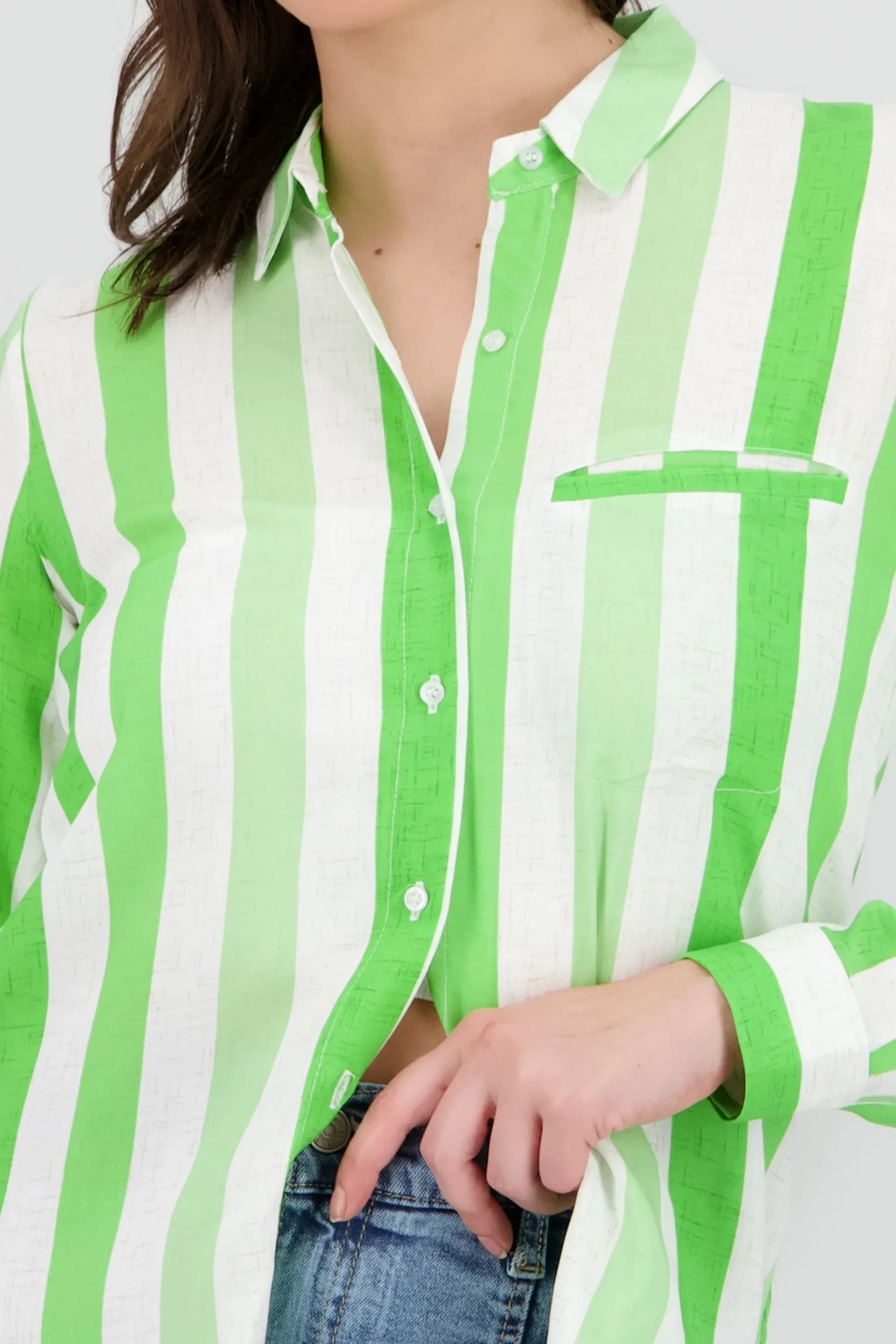 Shasa Striped Long Sleeve Shirt