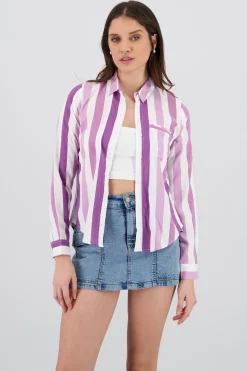 Shasa Striped Long Sleeve Shirt