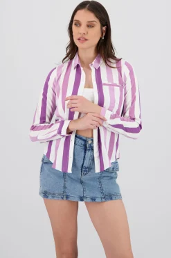Shasa Striped Long Sleeve Shirt