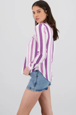 Shasa Striped Long Sleeve Shirt