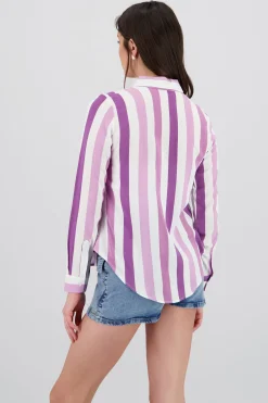 Shasa Striped Long Sleeve Shirt
