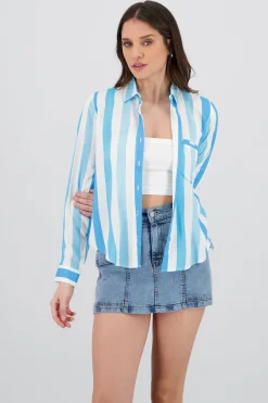 Shasa Striped Long Sleeve Shirt