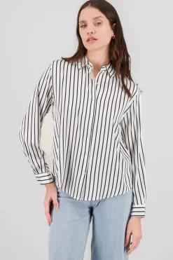 Shasa Striped Long Sleeve Shirt
