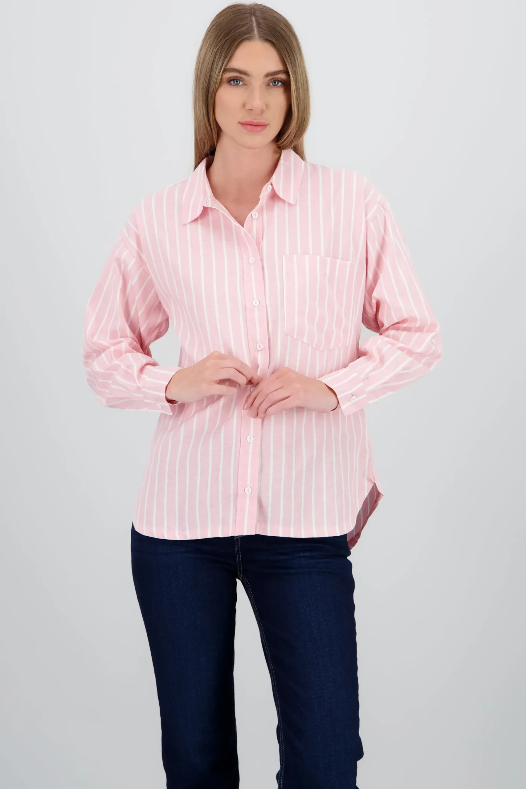 Shasa Striped long sleeve shirt