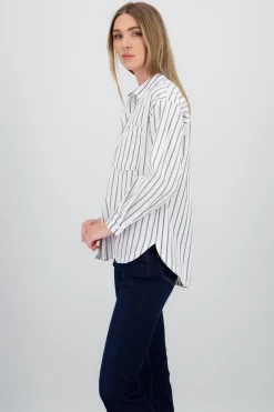 Shasa Striped long sleeve shirt