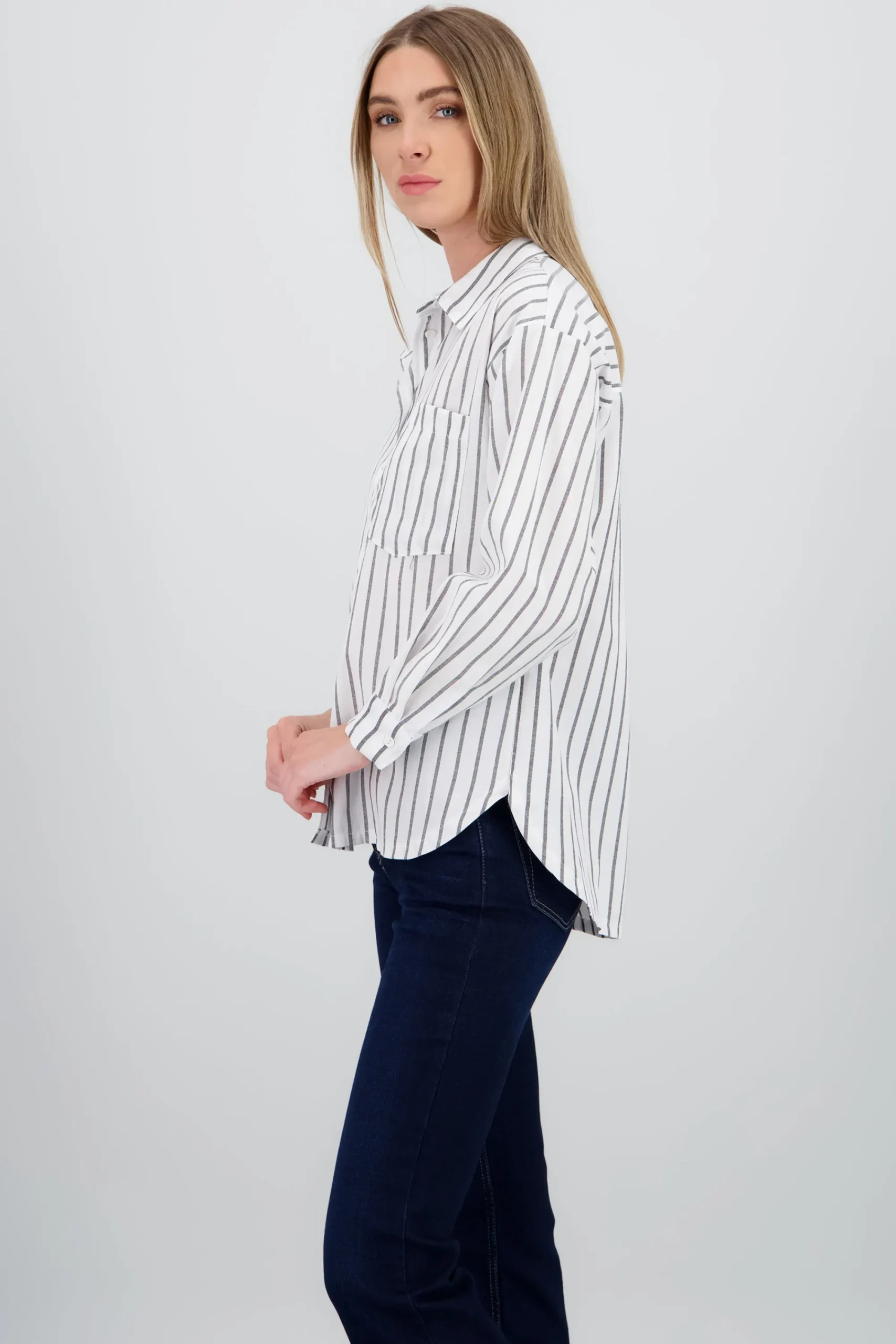 Shasa Striped long sleeve shirt