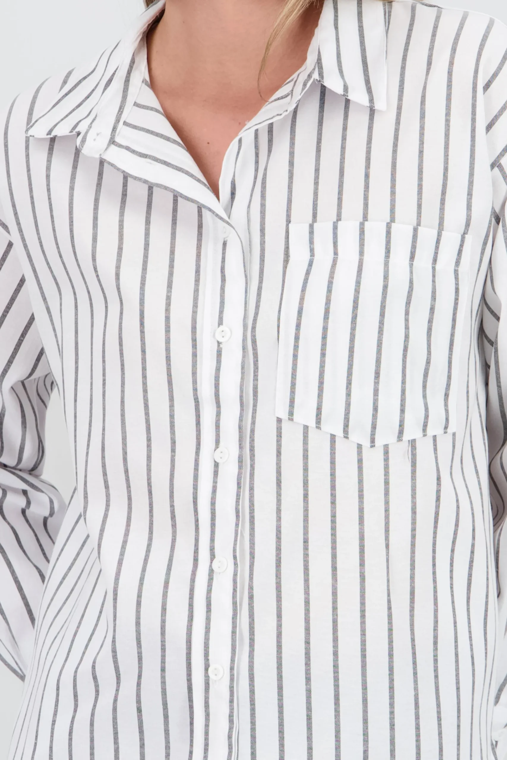 Shasa Striped long sleeve shirt