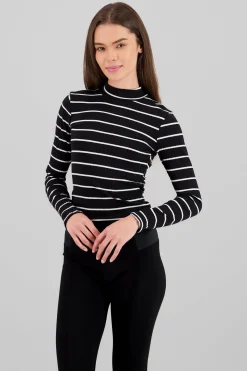 Shasa Striped Long Sleeve Top