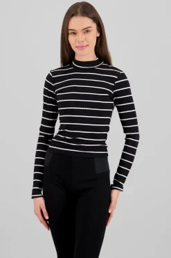 Shasa Striped Long Sleeve Top