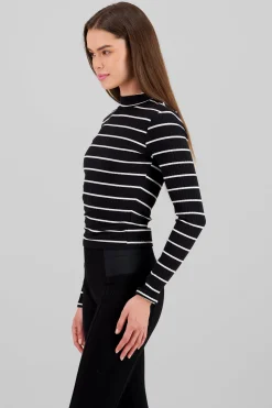 Shasa Striped Long Sleeve Top